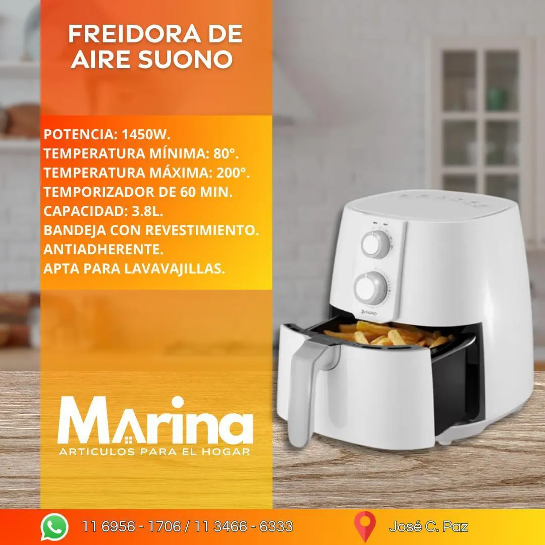 Freidora de Aire Suono